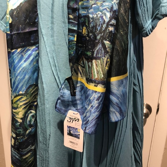 RainCaper Starry Night Sheer Scarf - Picture 7 of 10